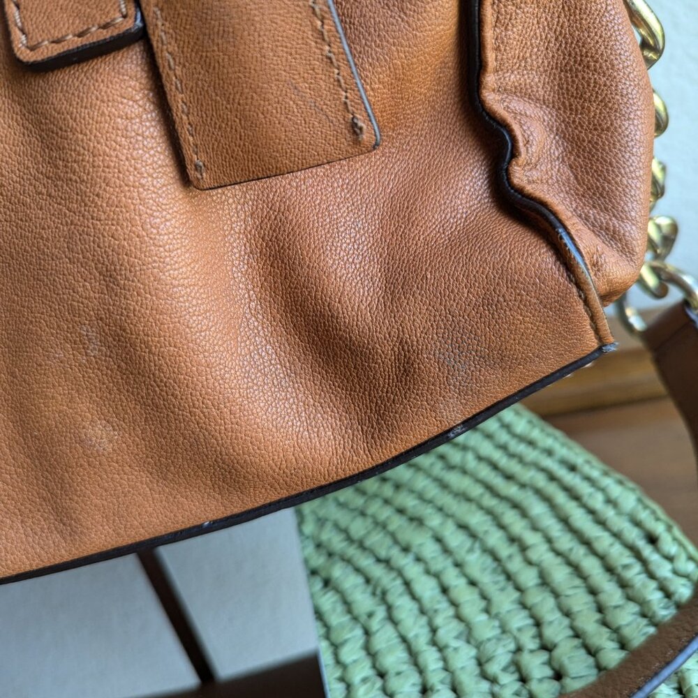 Michael Kors Hamilton East/West med Leather Satchel (brown) - Picture 4 of 7